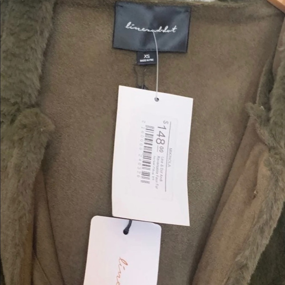 Line & Dot Andi reversible faux fur shearling jacket - Picture 9 of 13